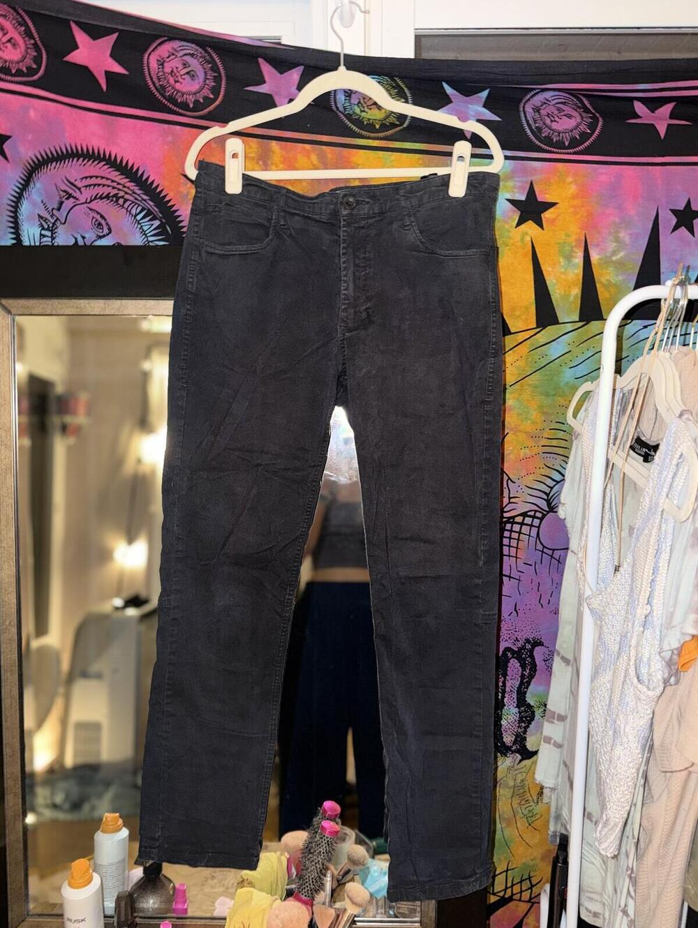 Black Kenneth Cole Size 32x32 Waist Slim Fit Golf Denim Jean Pants